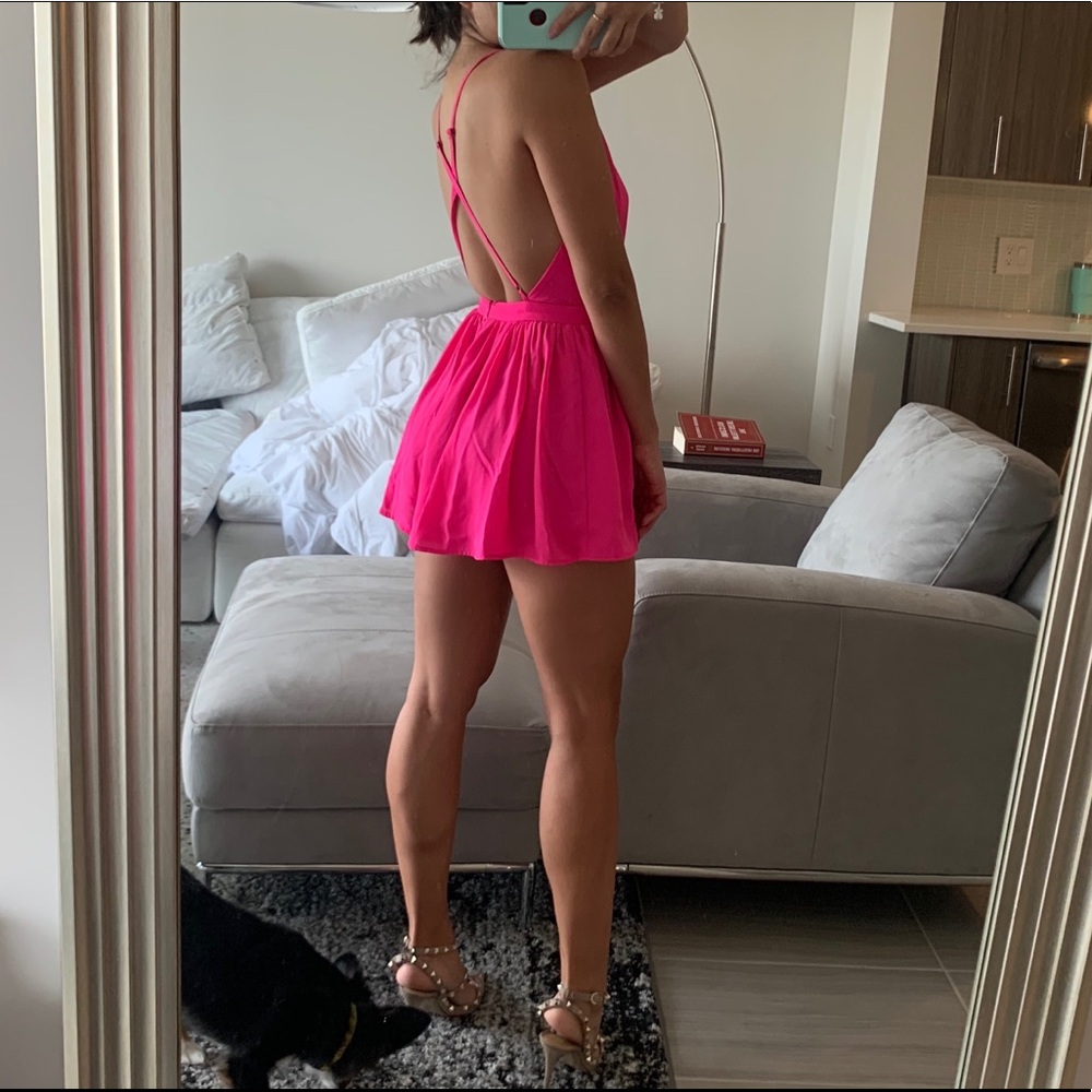 SOLD* Pink Romper Dress